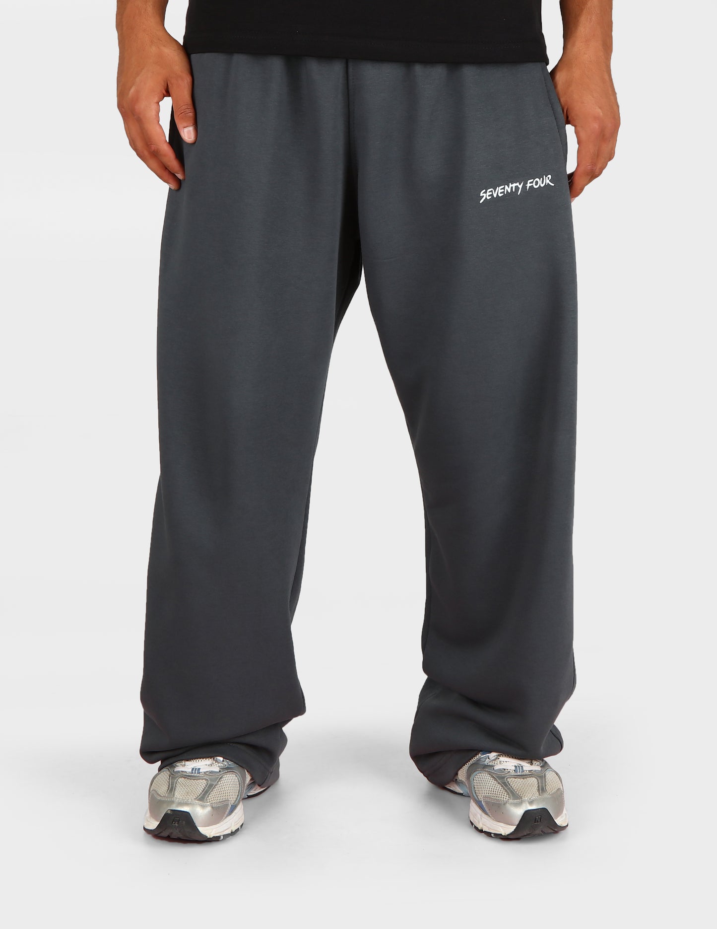 Summer dark grey sweatpants