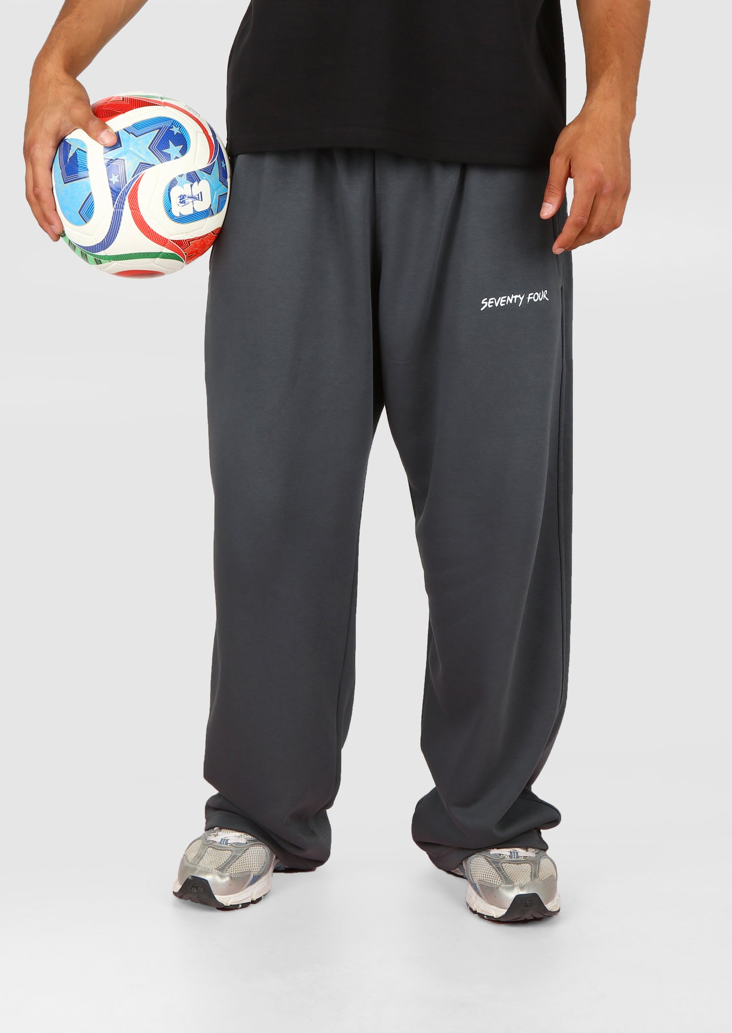Summer dark grey sweatpants