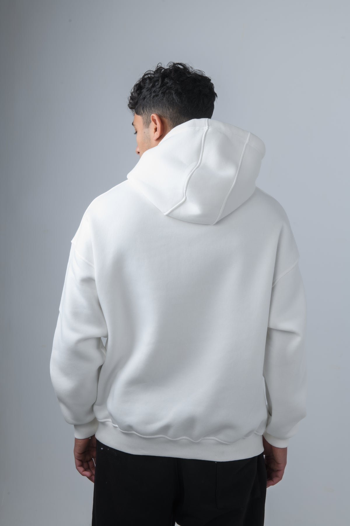 White hoodie